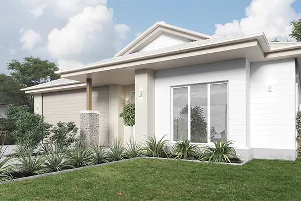 A render of a house