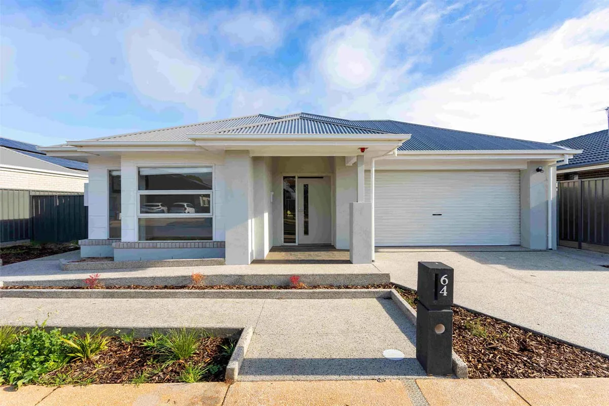 Outside view of property